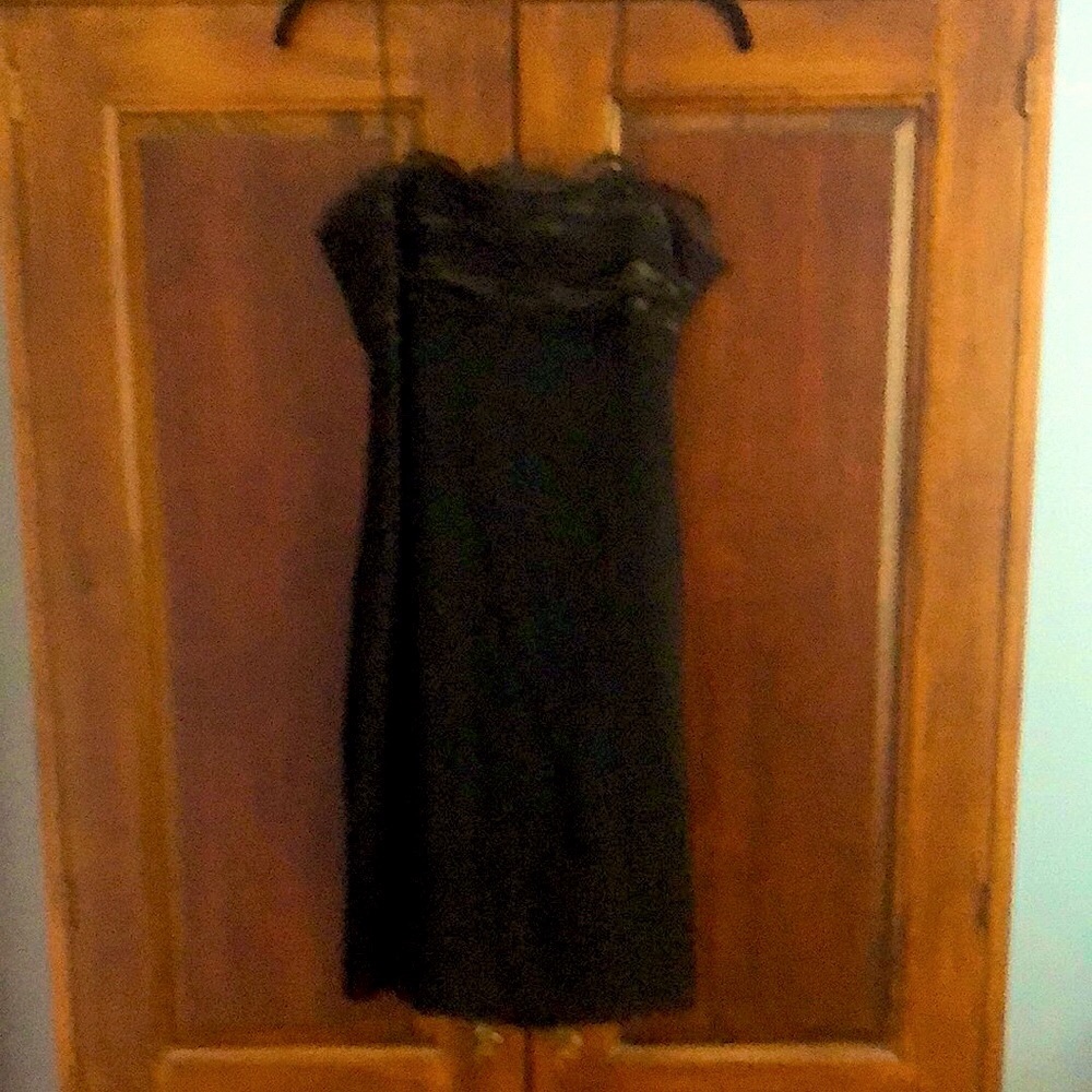 Vintage - 1990’s.  Little Black Lace Dress